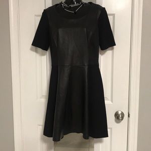 Zapa leather Black Dress